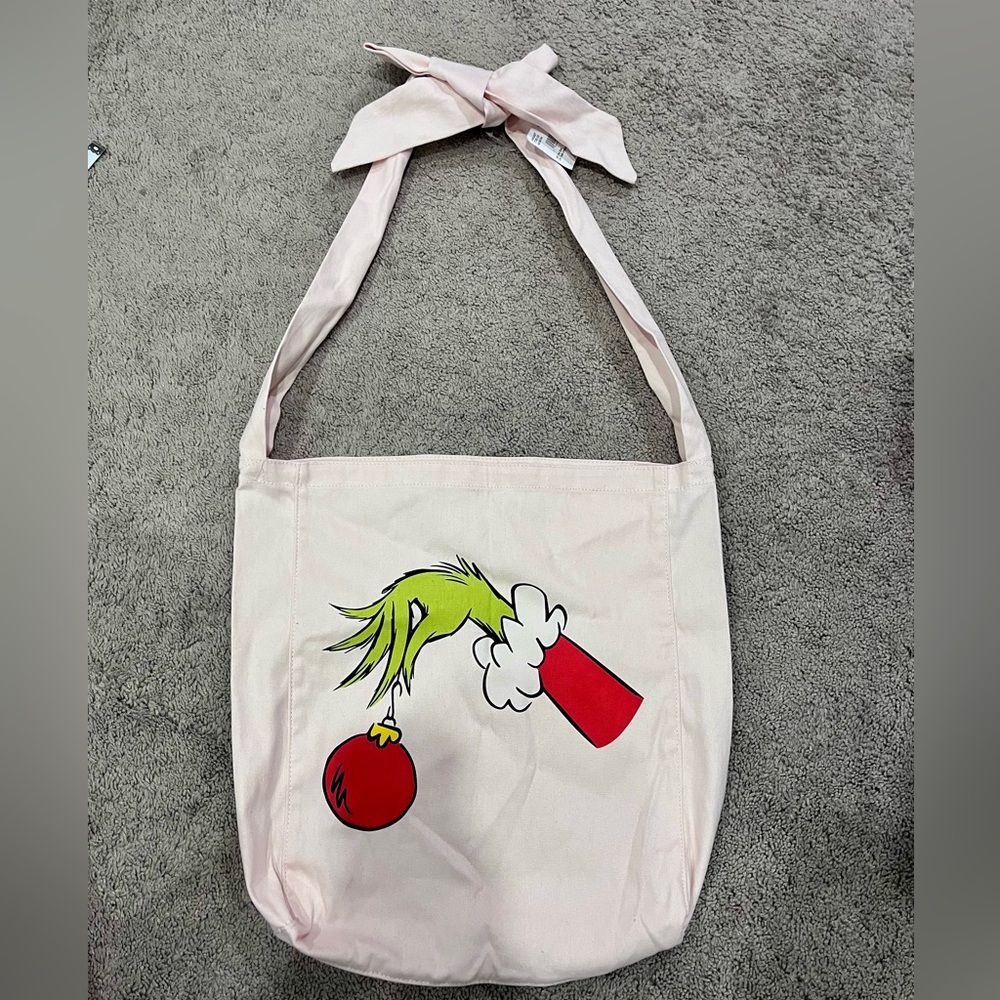 American Eagle Outfitters Pink Grinch Tote